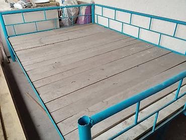 стол с железными ножками: Длина 3,метра Ширина 2,метр Высота 50см Платформа/лежак с — 2