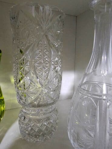 ручка перо: Вазы хрустальные — 5