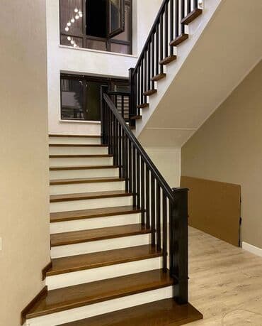 Туристические услуги: Деревянная лестница Для дома, Бесплатная доставка, Вид дерева: Лиственница, Стиль: Лофт — 6