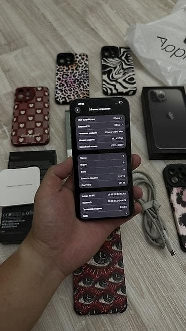iphone 3: IPhone 13 Pro Max, Б/у, 1 ТБ, Matte Space Gray, Защитное стекло, Чехол, Кабель, 100 % — 7