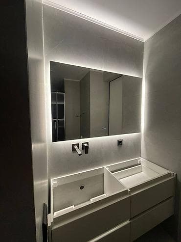 Күзгүлөр: Зеркала с подсветкой,с пескоструем (С ВАШИМИ ЛОГОТИПАМИ) для ванной — 5