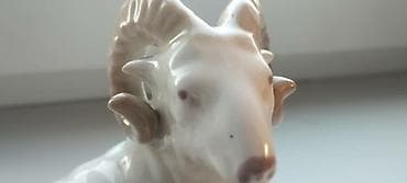 Искусство и коллекционирование: Винтажная Фарфоровая фигурка "Баран". Обмена нет, цена окончательная! — 4