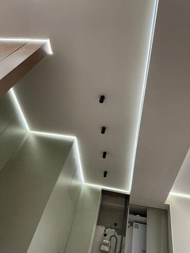 Натяжной потолок Глянцевое, Матовое, 3D потолки Гарантия, Бесплатная консультация, Монтаж at lalafo.kg Натяжной потолок Глянцевое, Матовое, 3D потолки Гарантия, Бесплатная консультация, Монтаж