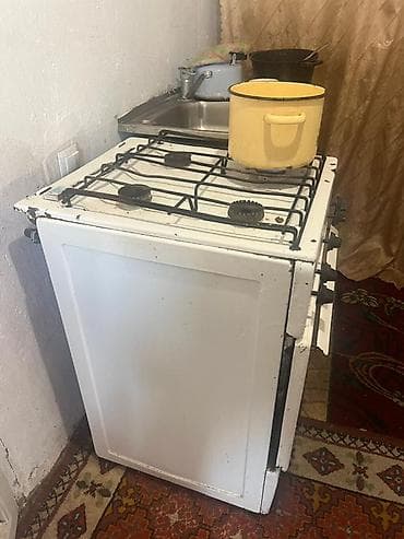 Бизнес үчүн жабдуулар: Газовая плита с духовкой + электрическая настольная плитка (2 — 1