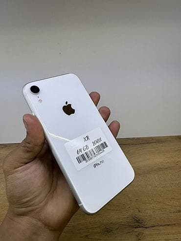 IPhone Xr, 64 ГБ, Белый, 100 %