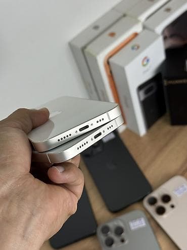 iphone 6 j: IPhone 14, Б/у, 128 ГБ, Белый, Защитное стекло, Чехол, 99 % — 3