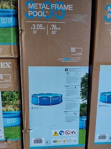 Каркасный бассейн Intex Metal Frame Pool 3.05 м × 76 см - Диаметр