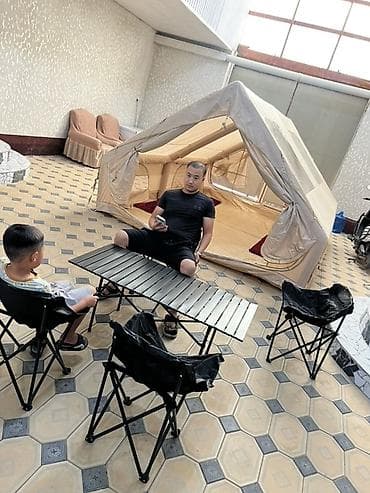 Продажа и аренда Просторная кемпинговая палатка с надувным каркасом — 4