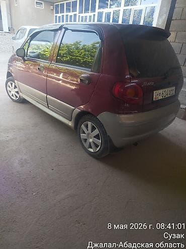 чери аризо 8: Daewoo Matiz: 2007 г., 0.8 л, Кол менен иштөөчү, Бензин, Хетчбек — 4