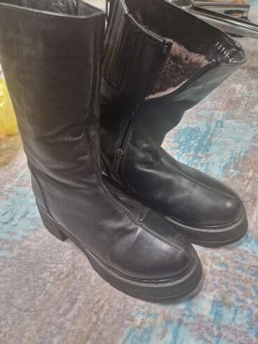 обувь ручной работы бишкек: Сапоги, 36, & Other Stories, Новый, цвет - Черный, Самовывоз — 5