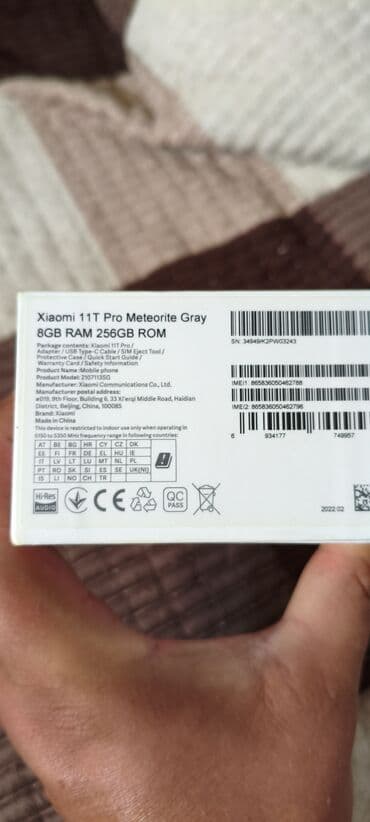 телефон ми 11 про: Xiaomi, 11T Pro, Колдонулган, 256 ГБ, түсү - Боз, 2 SIM — 12