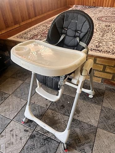 баа: Тамактандыруучу отургуч, Колдонулган, Peg perego, Трансформер, түсү - Ак — 4