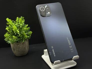 арзан баадагы телефон: Xiaomi, Mi 11 Lite, Колдонулган, 128 ГБ, түсү - Кара, 2 SIM — 11