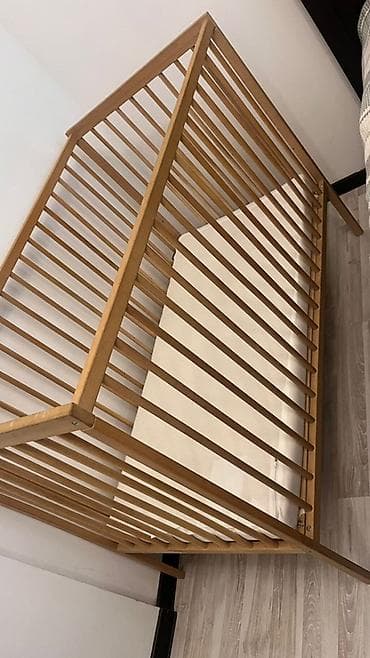 дошка: Детская односпальная кровать, Для мальчика, Для девочки, С матрасом, Дерево, Платная доставка, Самовывоз — 1