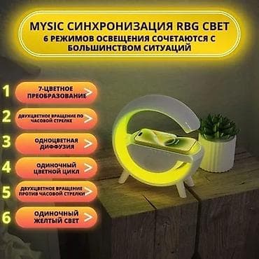 беспроводные светильники: Информация о продукте: • 7 режимов освещения, цвета можно настроить — 4