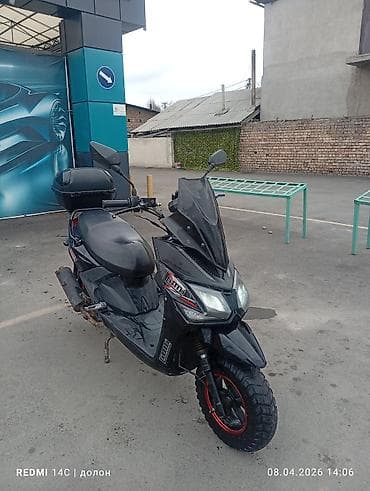 мопеды ямаха: Тип скутера 150 куб. см, Бензин — 2