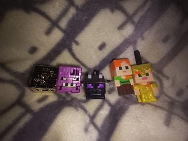 cup head: Набор мини-фигурок в стиле Minecraft + золотистый — 3