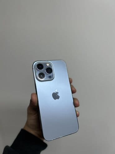 iphone 14 plus цена бишкек: IPhone 13 Pro, Колдонулган, 128 ГБ, Sierra Blue, Каптама, 80 % — 5