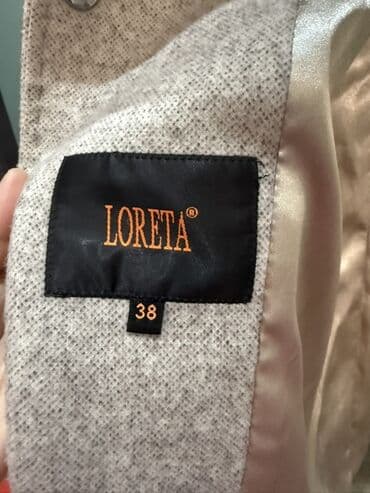 loreta пальто: Пальто, Халат, Осень-весна, Длинная модель, С поясом, M — 1