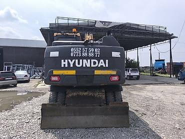 Транспорт: Экскаватор, Hyundai, 2018 г., Колесный — 4