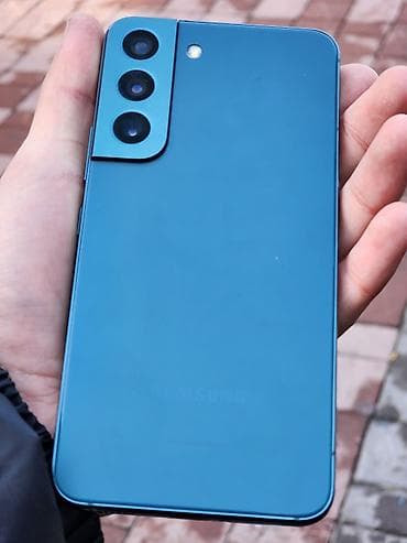 galaxy s22: Samsung Galaxy S22, Б/у, 128 ГБ, цвет - Зеленый, 1 SIM, eSIM — 2
