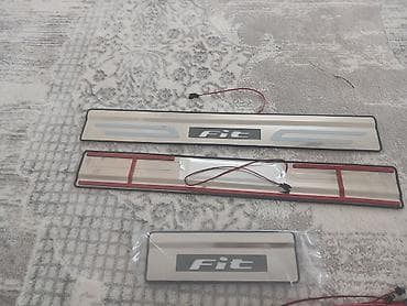 жосткий буксир: Декоративные накладки На пороги, Сталь, Honda — 3