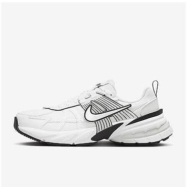 Кроссовки Nike (модель с массивной подошвой, белый цвет с черными