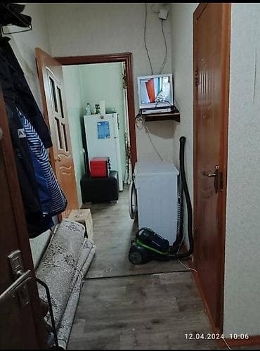 мкр джал квартира: 1 комната, 45 м², 106 серия, 4 этаж, Косметический ремонт — 4