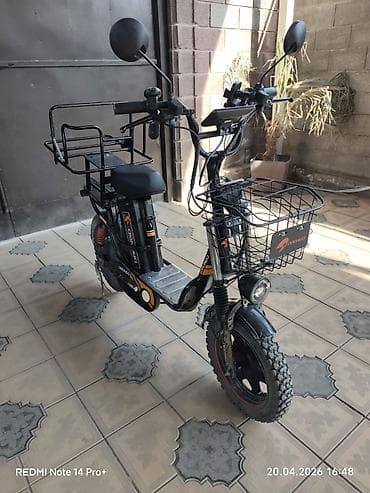 спортивные мопеды: Электроскутер (электровелосипед) СРОЧНО СРОЧНО ❗ с грузовыми — 3