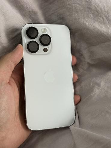 iphone 11mini: IPhone 14 Pro, Б/у, 128 ГБ, White Titanium, Чехол, 76 % — 1