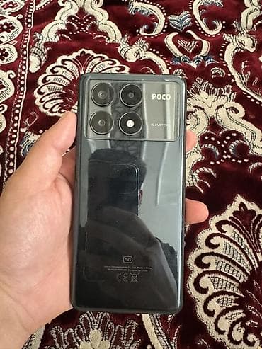 android мониторы: Poco X6 Pro 5G, Б/у, 512 ГБ, цвет - Черный, 1 SIM, 2 SIM — 4