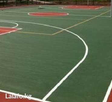 газон для футбольного поля: Спортивное резиновое покрытие. резиновое покрытие для спортивных — 4
