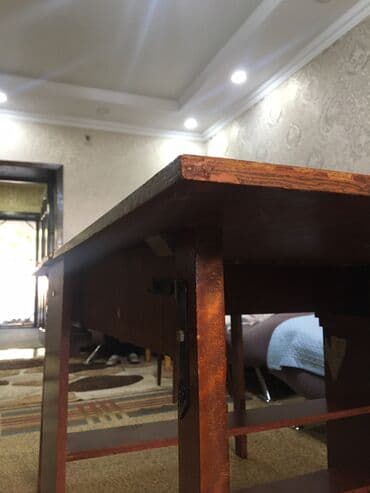 круглая кровать трансформер: Стол трансформер Для зала, Стол-книжка, цвет - Коричневый — 5