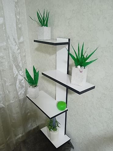 держатели для цветов: Оригинальная полочка. Высота-86 см. Слево на Право-65 см. Район Восток — 3