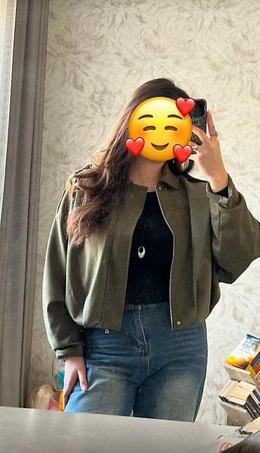 кольцо с бриллиантом бишкек цена: Новая !!! Супер 👍🏼 качество Женская куртка-оверсайз из замши — 6
