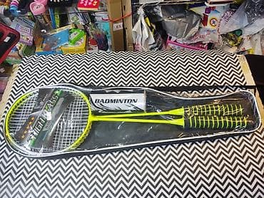 гольф клюшки: Набор для бадминтона Highklass. Состав: - 2 ракетки в ярком — 1