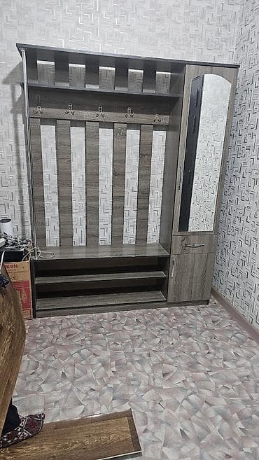 Прихожая-комплект в современном стиле, цвет – темный дуб/венге