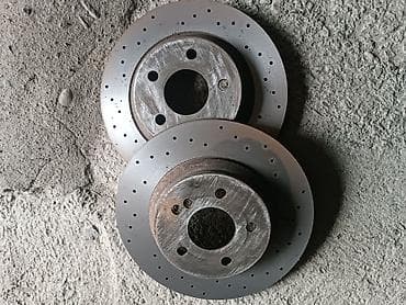 Автохимия: Задний тормозной диск Mercedes-Benz 2000 г., Б/у, Оригинал, Германия — 1