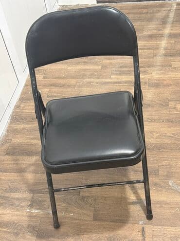 шкаф для душ: Походный складной стул, Б/у, Железо, цвет - Черный — 2