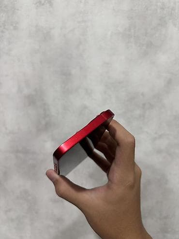 iphone battery: IPhone 13, Б/у, 128 ГБ, Красный, Защитное стекло, Коробка, 76 % — 4