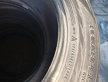 каракол сапок: Шиналар 225 / 65 / R 17, Кыш, Колдонулган, Комплект, Жеңил унаалар, Орусия, Nokian — 5