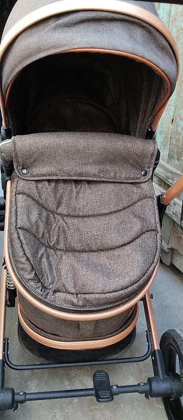 easy walker: Коляска, Другой бренд, цвет - Коричневый, Б/у, Самовывоз — 2