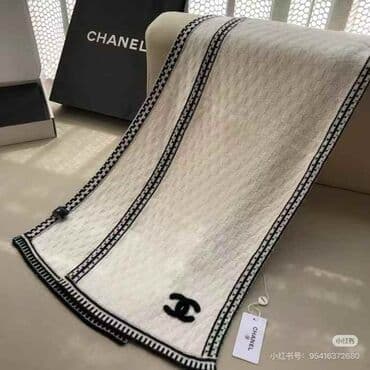 шапка шарф с ушками бишкек: Шарф, Новый, Женские, цвет - Белый — 2