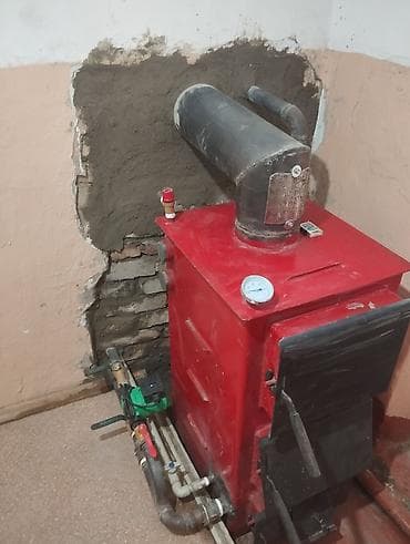 Установка систем отопления - Устройство котельной на твердотопливном