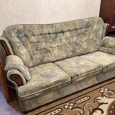 диван раскладной с креслами: Комплект мягкой мебели — 3