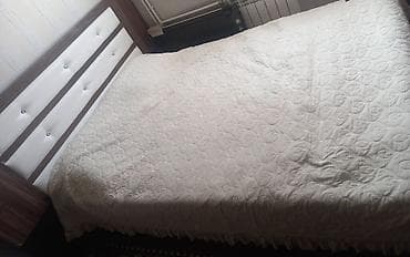 исфана мебел: Эки кишилик керебет, Жаңы, Матрасы бар, узуну - 180 см — 1