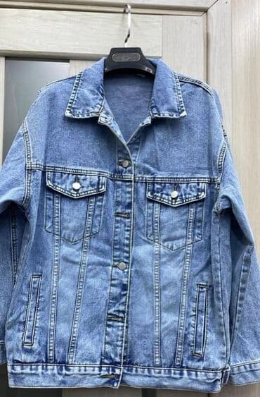 Джинсовая куртка классического кроя - Материал: плотный деним