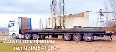 Услуги платформы (трал/европлатформа) для перевозки негабаритных и
