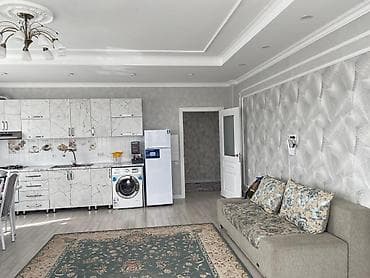 квартиры в бишкеке аренда долгосрочно с подселением: 2 комнаты, Собственник, Без подселения, С мебелью полностью — 4