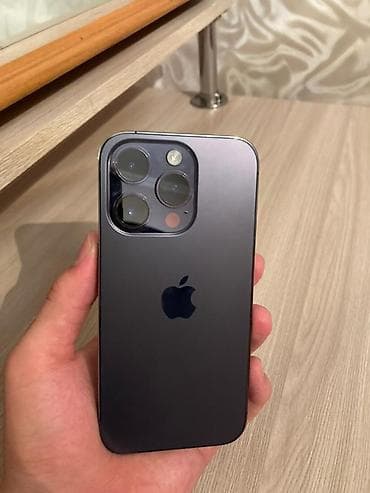iphone pro 14: IPhone 14 Pro, Б/у, 256 ГБ, Графит, Защитное стекло, 90 % — 3